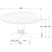 Florence 5-piece Round Dining Table Set Rustic Honey