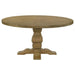 Florence 7-piece Round Dining Table Set Rustic Honey