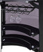 Dallas 2-shelf Curved Freestanding Home Bar Cabinet Black