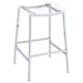 Jovani Acrylic Backless Bar Stool Chrome (Set of 2)