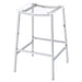 Jovani Acrylic Backless Bar Stool Chrome (Set of 2)
