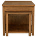 Mayfair 3-piece Kitchen Island with Extension Table Dark Oak
