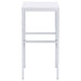 Natividad 5-piece Pub Height Bar Table Set White High Gloss