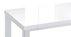 Natividad 5-piece Pub Height Bar Table Set White High Gloss