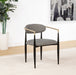Bradbury Fabric Upholstered Dining Arm Chair Grey (Set of 2)