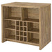 Topanga Engineered Wood Freestanding Home Bar Mango