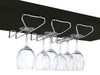 Risley 2-door Circular LED Wine Cabinet Dark Charcoal
