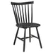 Hollyoak Windsor Wood Dining Side Chair Black (Set of 2)