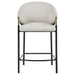 Chadwick Fabric Upholstered Counter Chair Beige (Set of 2)