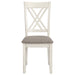 Fortress 7-piece Rectangular Dining Set Vintage Vanilla