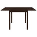 Kelso 3-piece Drop Leaf Dining Table Set Cappuccino and Tan