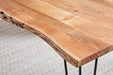 Sherman 71-inch Live Edge Dining Table Natural Acacia