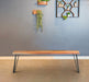 Sherman Wood Dining Bench Natural Acacia