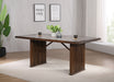 Sherwood 72-inch Rectangular Dining Table Brown