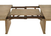 Adina 10-piece Extension Dining Set Distressed Light Brown