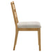 Duncan Ladder Back Dining Side Chair Washed Oak (Set of 2)
