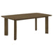 Ottowa 7-piece Rectangular Wood Dining Room Table Set Brown