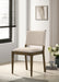 Ottowa Upholstered Dining Side Chair Brown (Set of 2)
