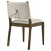 Ottowa Upholstered Dining Side Chair Brown (Set of 2)