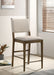 Ottowa Upholstered Counter Side Chair Brown (Set of 2)