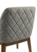 Franklin 5-piece 50-inch Round Dining Table Set Grey and Dark Oak