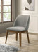 Franklin Upholstered Dining Side Chair Grey (Set of 2)