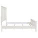 Sandy Beach 63-inch Eastern King Wood Panel Bed Cream White