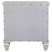 Sandy Beach 3-drawer Nightstand Cream White