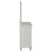 Sandy Beach 11-drawer Dresser with Mirror Cream White
