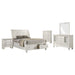 Sandy Beach 5-piece Eastern King Bedroom Set Cream White