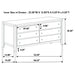 Carlton 5-piece Full Bedroom Set Cappuccino