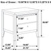 Carlton 5-piece Eastern King Bedroom Set Cappuccino