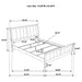 Carlton 4-piece Queen Bedroom Set Cappuccino