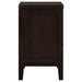Carlton 2-drawer Nightstand Cappuccino