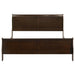 Louis Philippe Wood Eastern King Sleigh Bed Cappuccino
