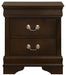 Louis Philippe 4-piece Eastern King Bedroom Set Cappuccino