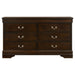 Louis Philippe 5-piece Eastern King Bedroom Set Cappuccino