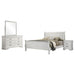 Louis Philippe 4-piece Eastern King Bedroom Set White