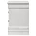 Louis Philippe 2-drawer Nightstand Bedside Table White