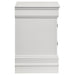 Louis Philippe 2-drawer Nightstand Bedside Table White