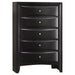 Briana 5-piece Eastern King Bedroom Set Black