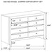 Briana 5-piece Queen Bedroom Set Black