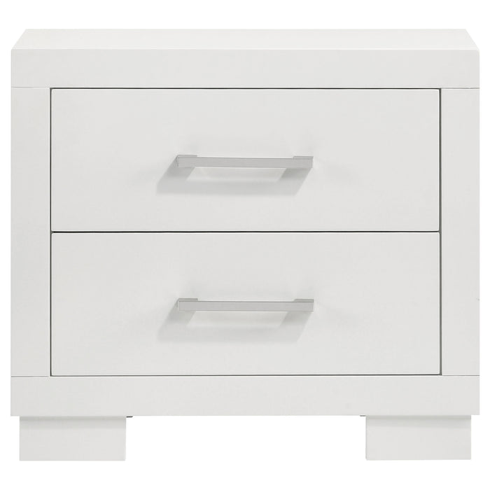 Jessica 5-piece Queen LED Bedroom Set Snow White