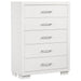 Jessica 6-piece Queen LED Bedroom Set Snow White