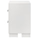 Jessica 2-drawer Nightstand Snow White