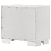 Jessica 2-drawer Nightstand Snow White