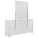 Jessica 6-drawer Dresser with Mirror Snow White