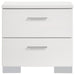 Felicity 4-piece Eastern King Bedroom Set White High Gloss