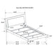 Felicity 4-piece Queen Bedroom Set White High Gloss