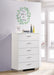 Felicity 5-drawer Bedroom Chest White High Gloss